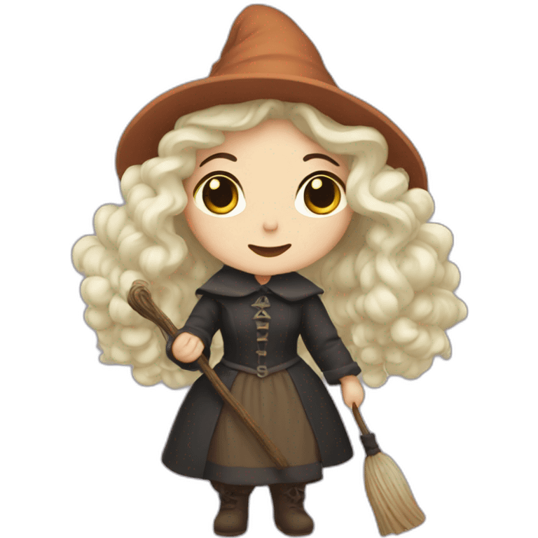 Cottage core witch emoji