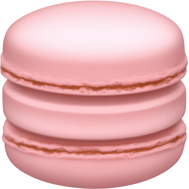 Pale pink macaron emoji