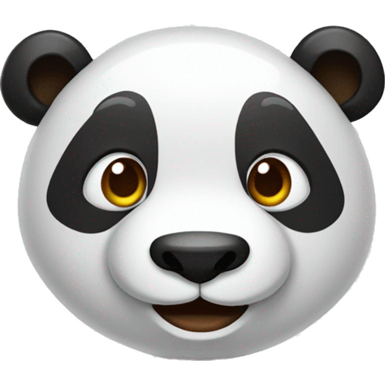 Un tête de panda souriant emoji