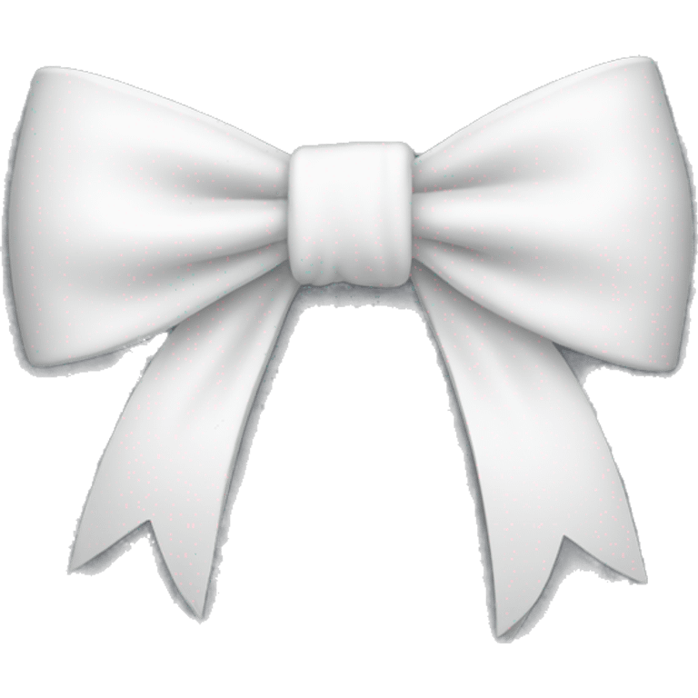 white bow emoji