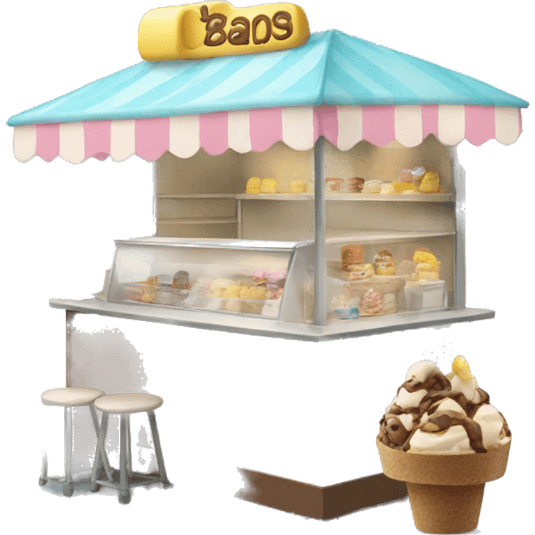 Icecream stall emoji