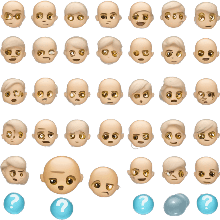 stem cell hair restoration with question mark emoji