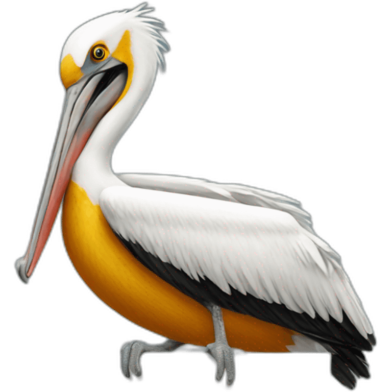 Pelican Holding Sign emoji