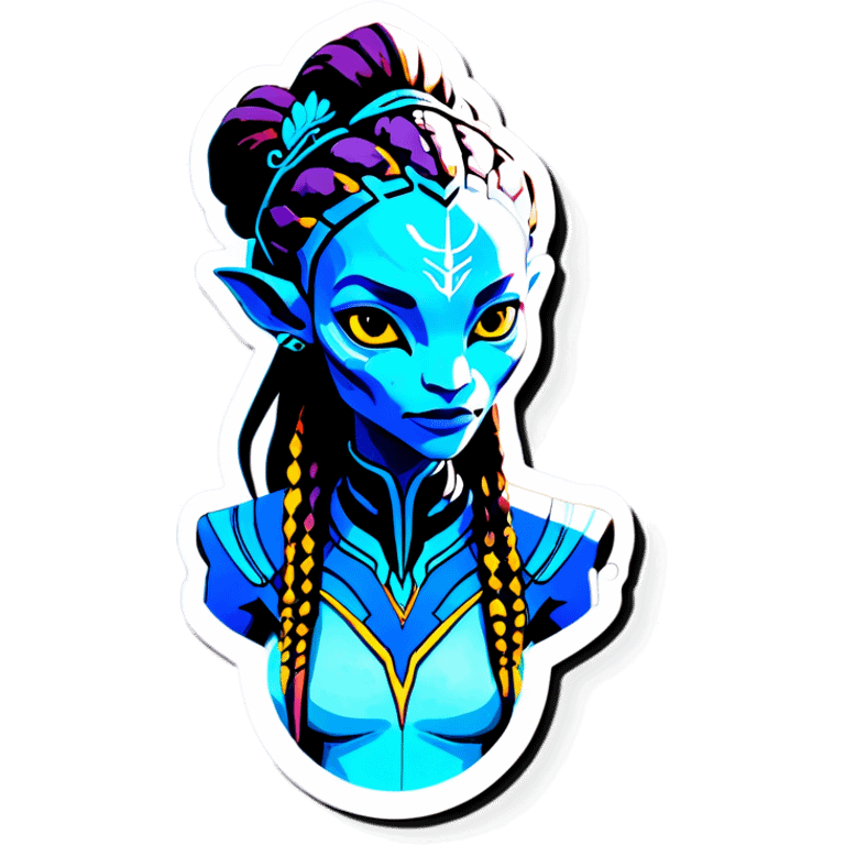 Create neytiri from avatar  emoji