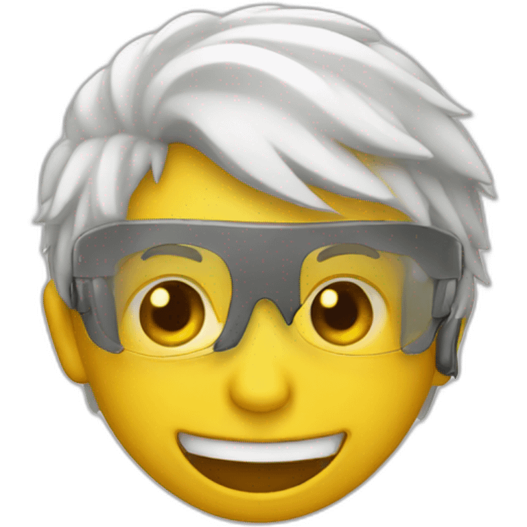 Rire jaune emoji