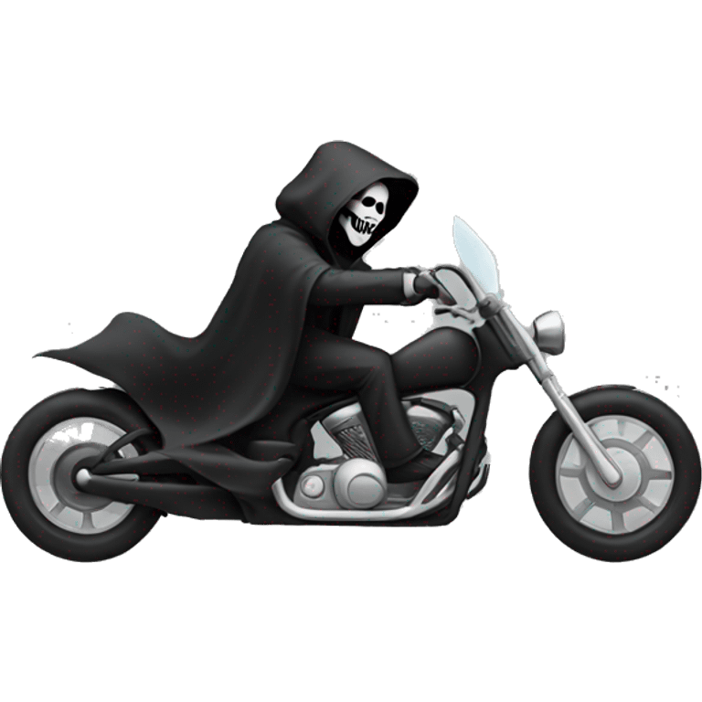 Reaper driving emoji