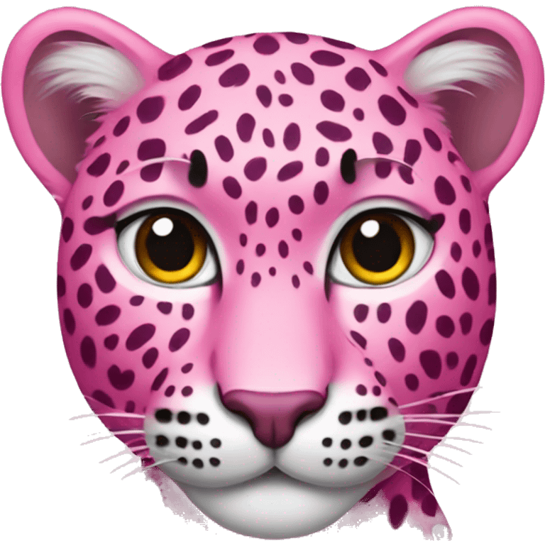 pink leopard emoji