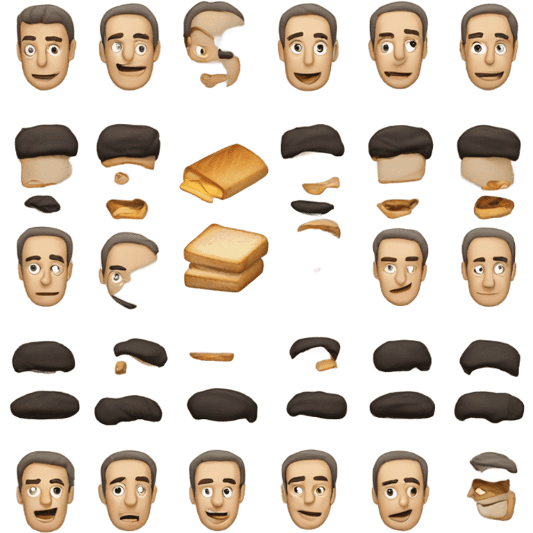 tost yiyen dalgıç emoji