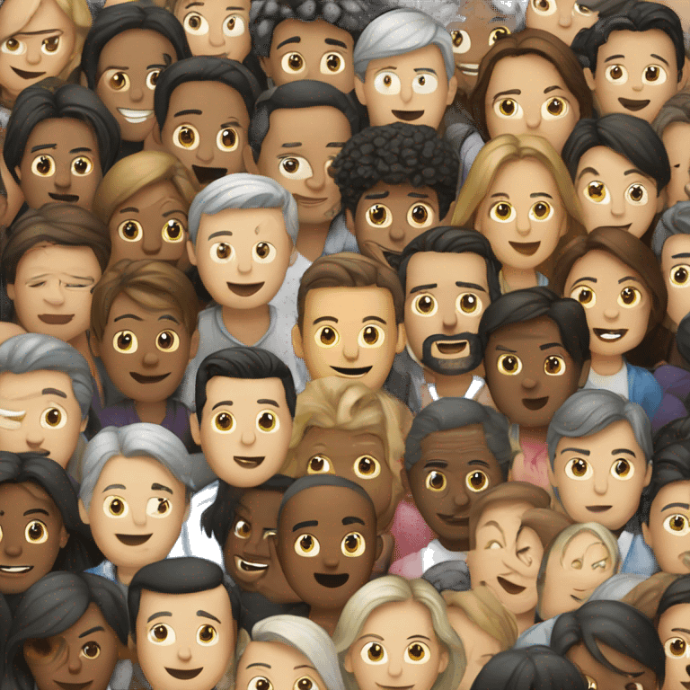 crowded people emoji