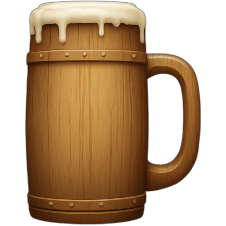 wood beer mug emoji