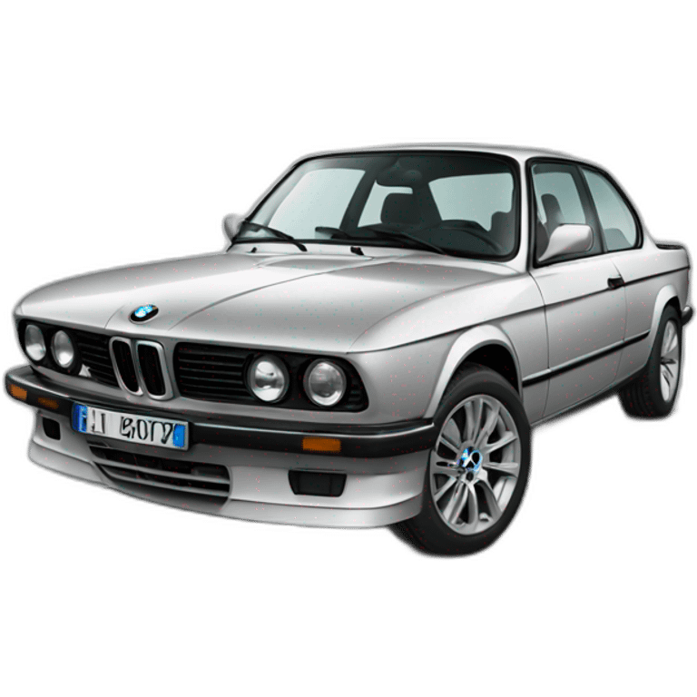 Une bmw emoji