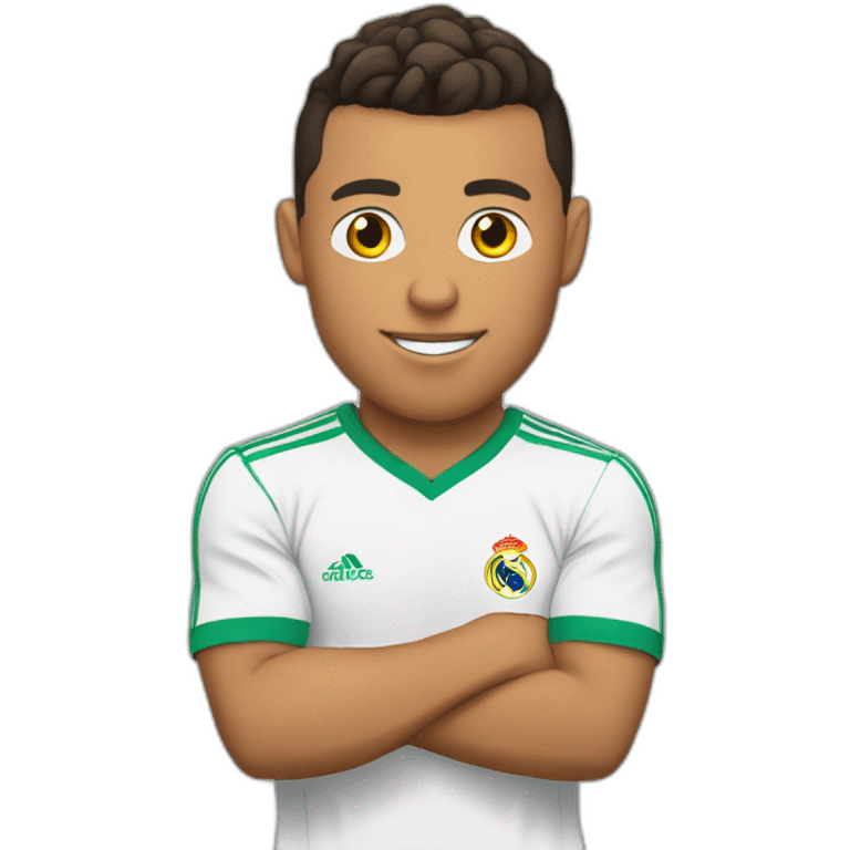 Ronaldo avec un poulet emoji