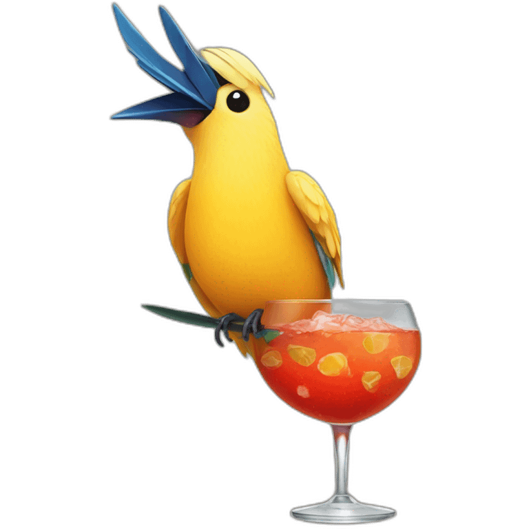 COCKTAIL BIRD emoji