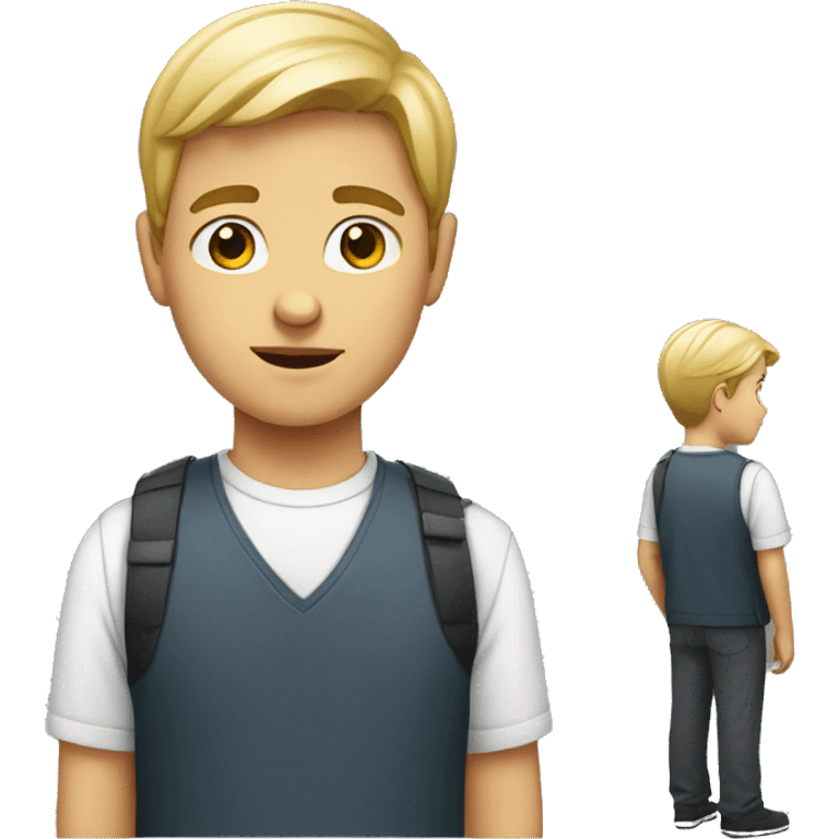 white schoolboy humanitarian emoji