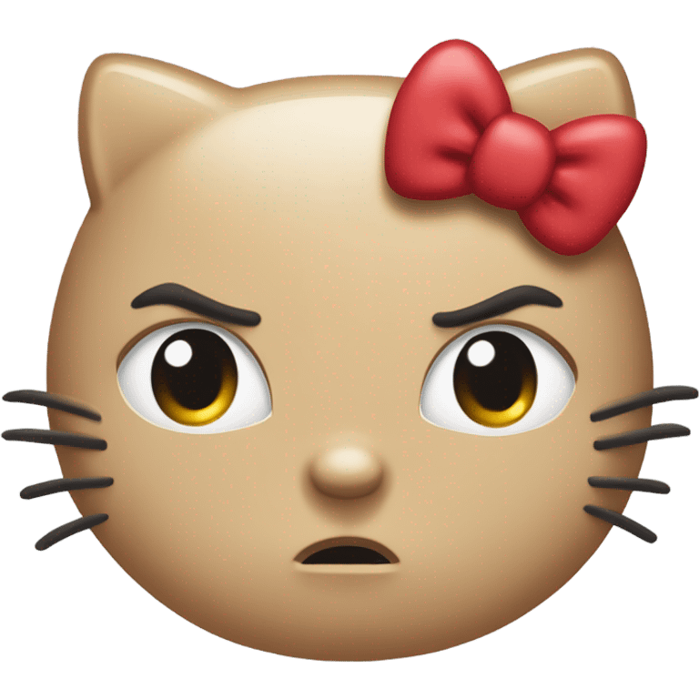 mad hello kitty emoji