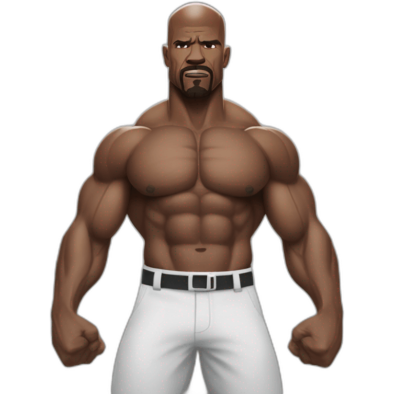 Terry crews serious muscles emoji