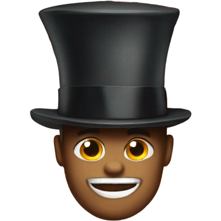 Pizza is a top hat emoji