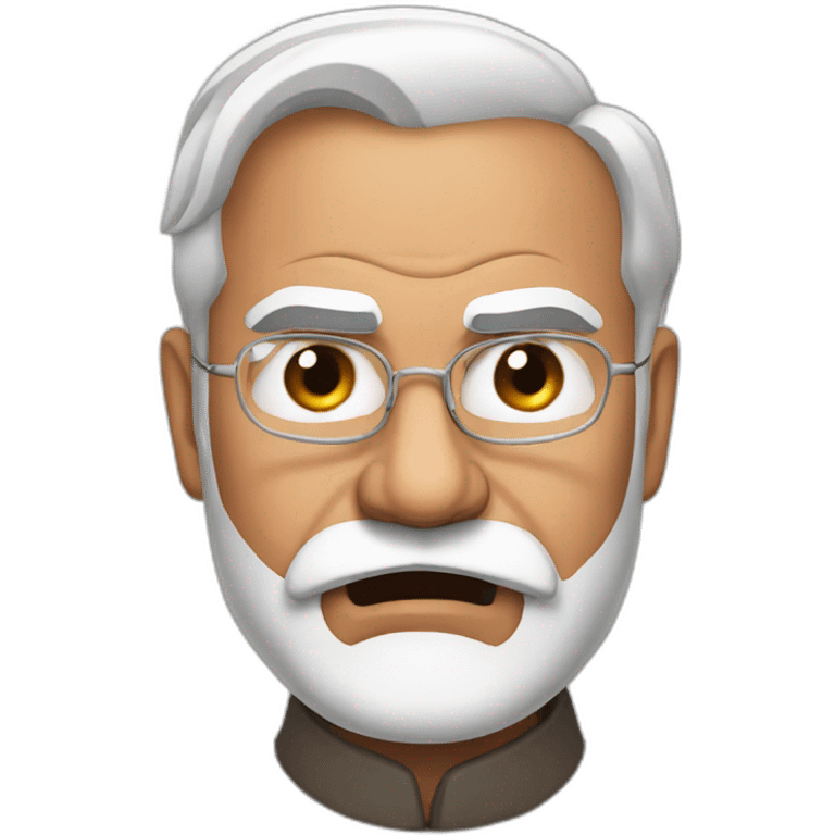 Angry Narendra Modi emoji