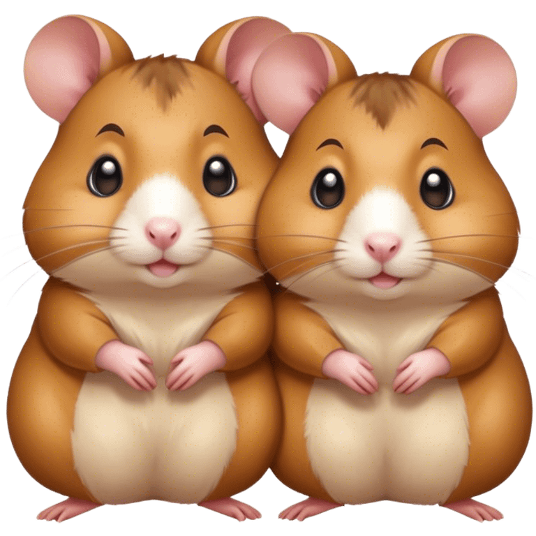 Sister hamsters  emoji