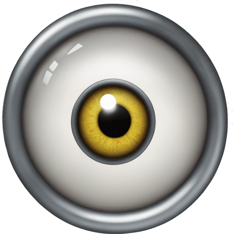 Eyeball inside of a ring emoji