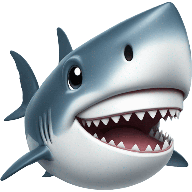 Shark smiling emoji