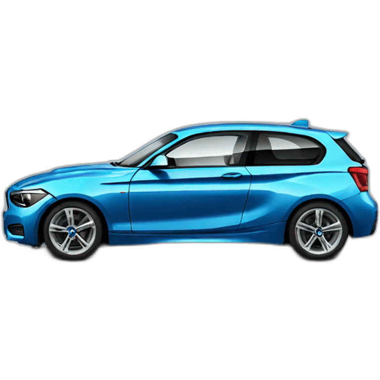 bmw serie 1 bleu emoji