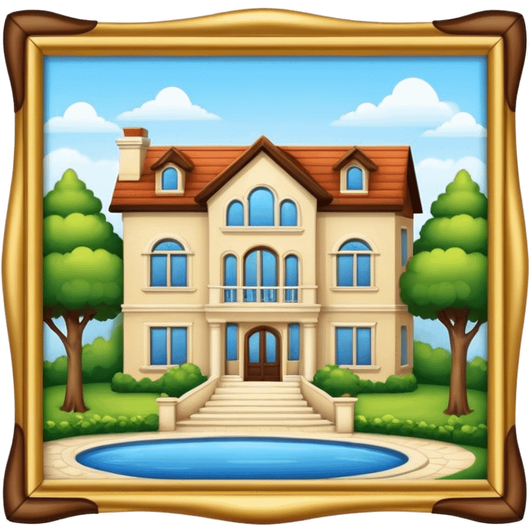 Luxury house  emoji