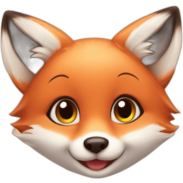 very sweet baby fox emoji