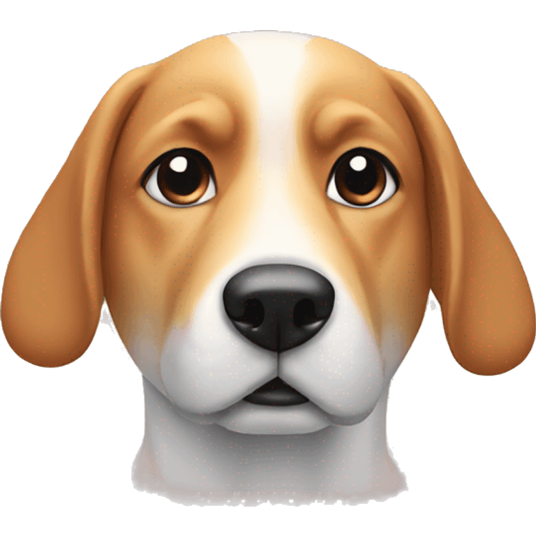 Dog made of various gradient shapes emoji