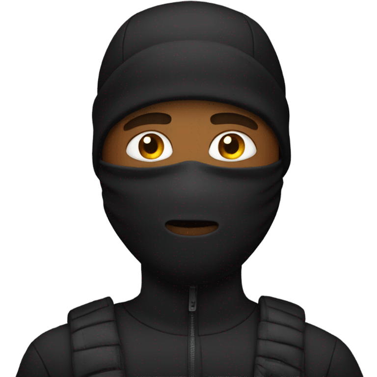 Man with ski mask  emoji