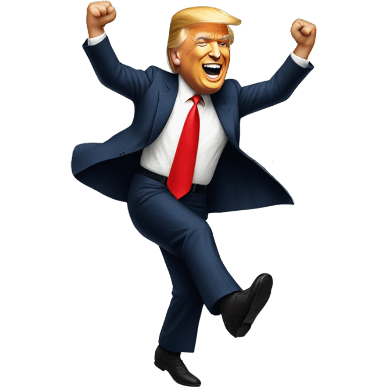 Trump victory dancing  emoji