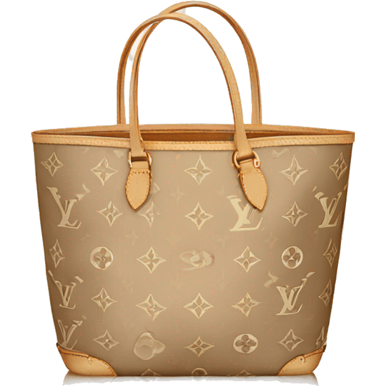 beige louis vuitton tote emoji