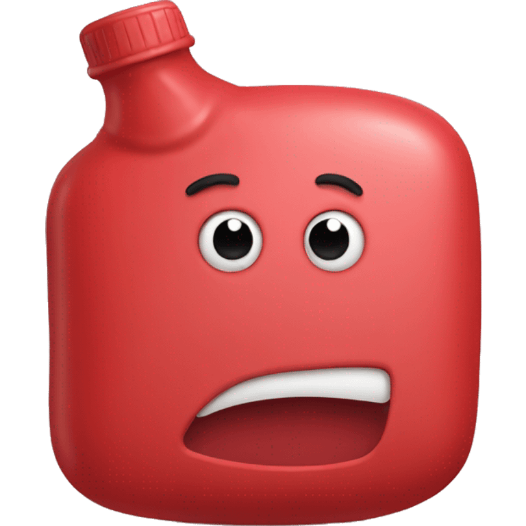 hot water bottle red emoji