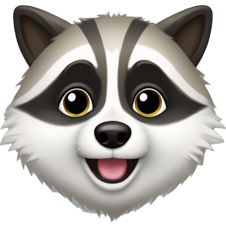 Spitz raccoon  emoji