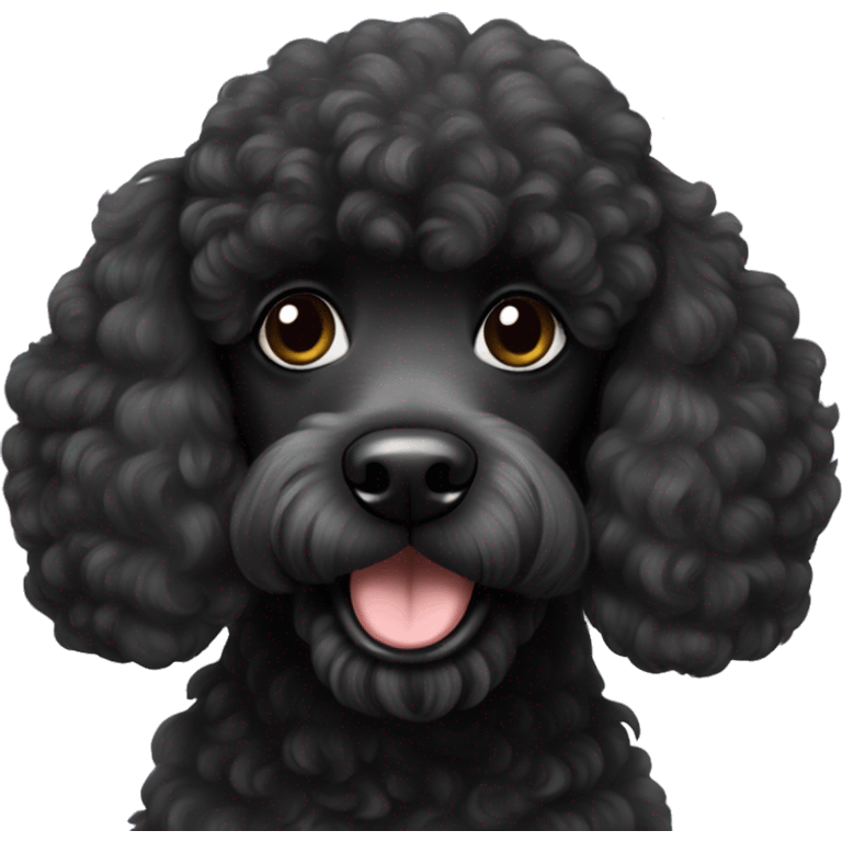 black poodle emoji