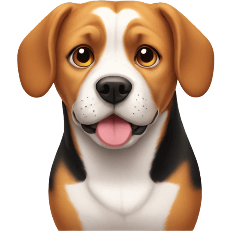 fat dog beagle  emoji