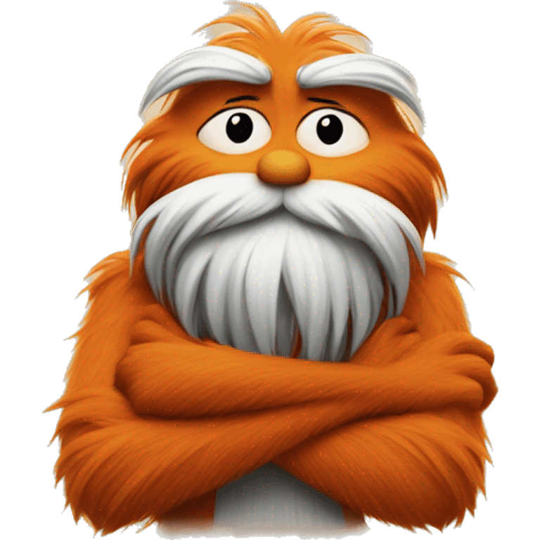 lorax with crossed arms emoji