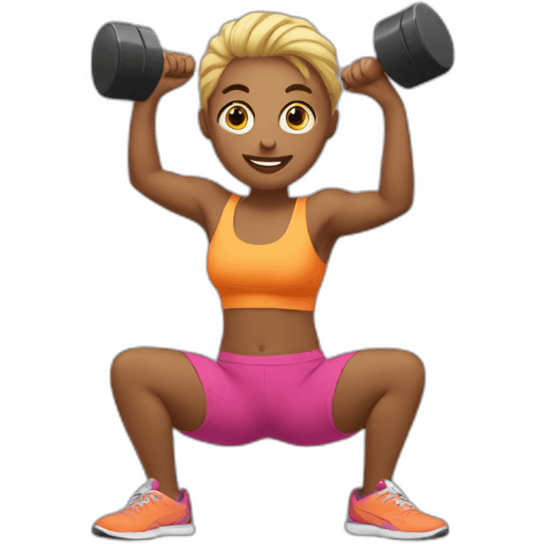 working out emoji