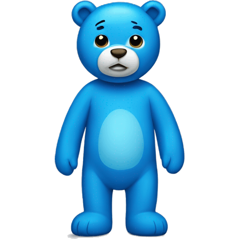 Create blue teddy bear emoji