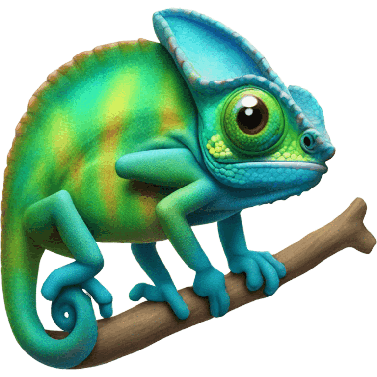 Chameleon pascal emoji