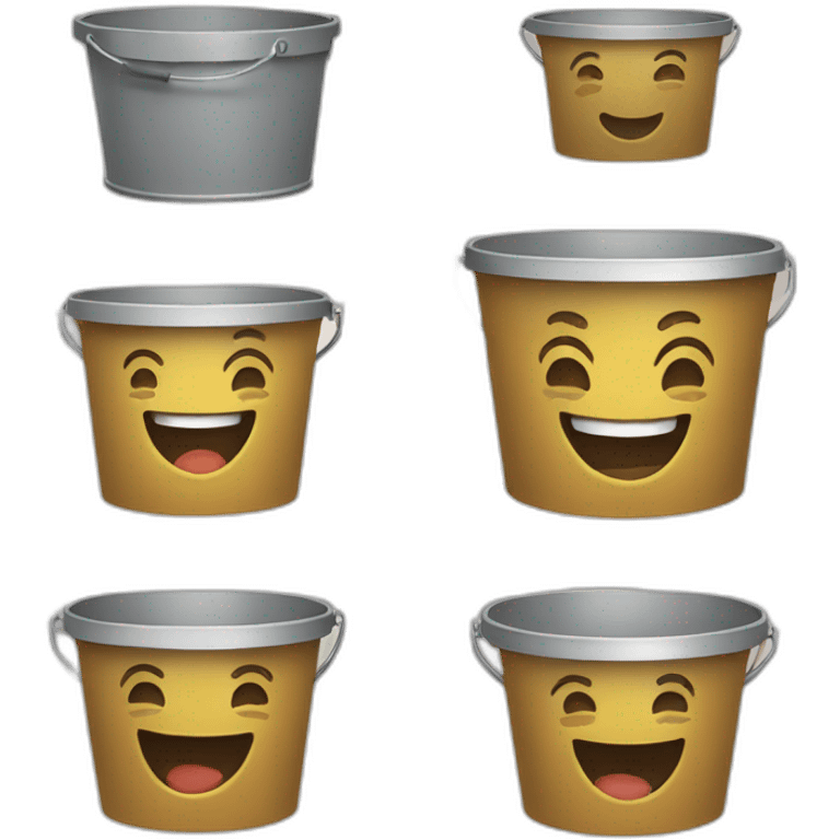 smiling bucket emoji