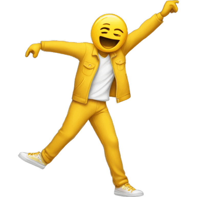 Person dabbing emoji