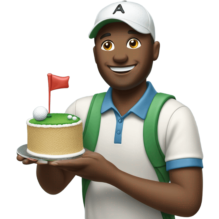 Happy birthday golfer emoji