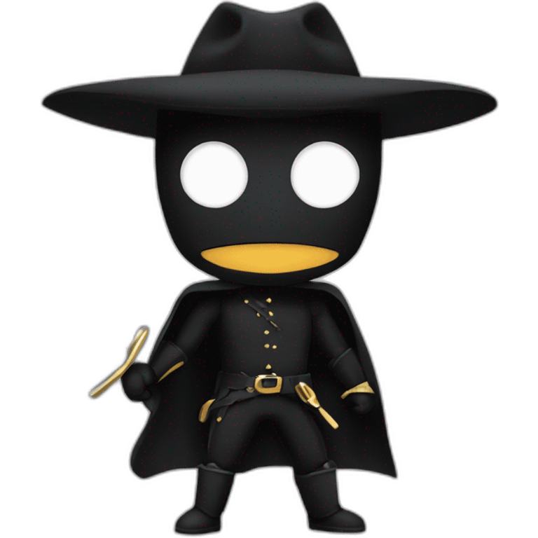 Zorro qui sort ses sabres emoji