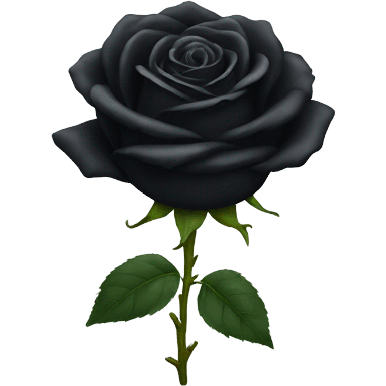 Black rose emoji