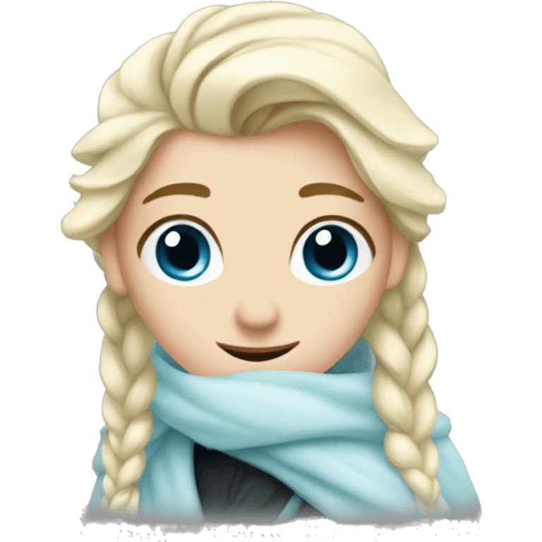 Linux as Elsa emoji