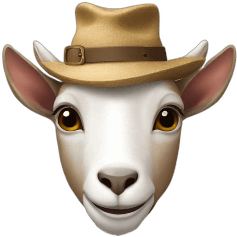 Goat in hat emoji