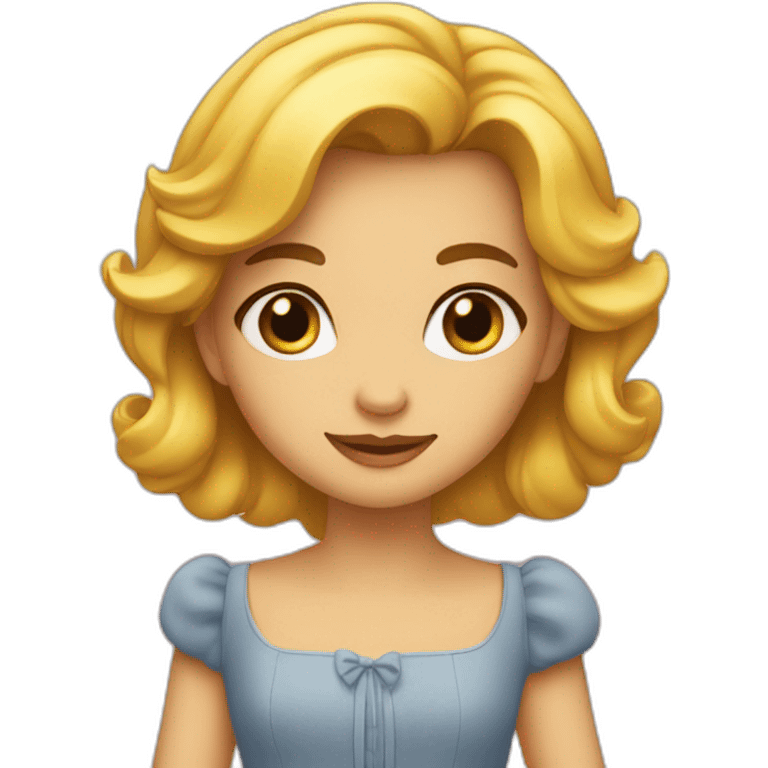 fille belle emoji