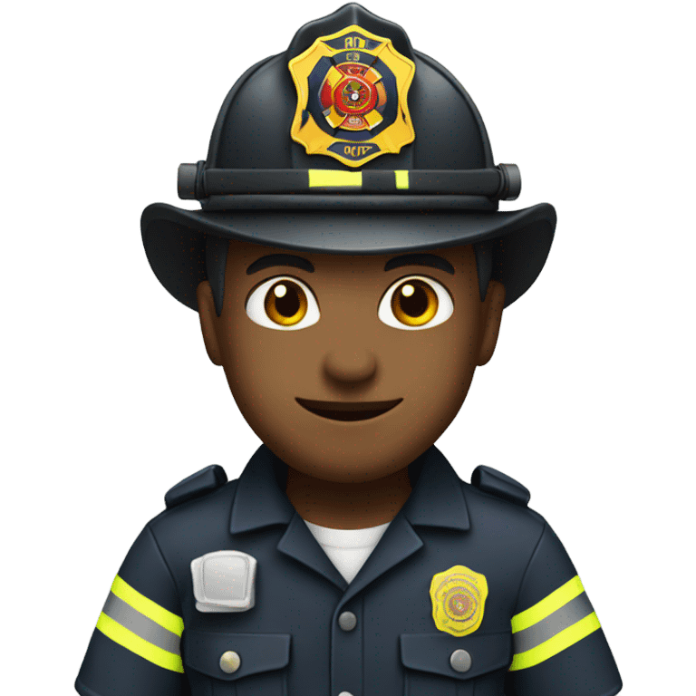 Firefighter cop emoji