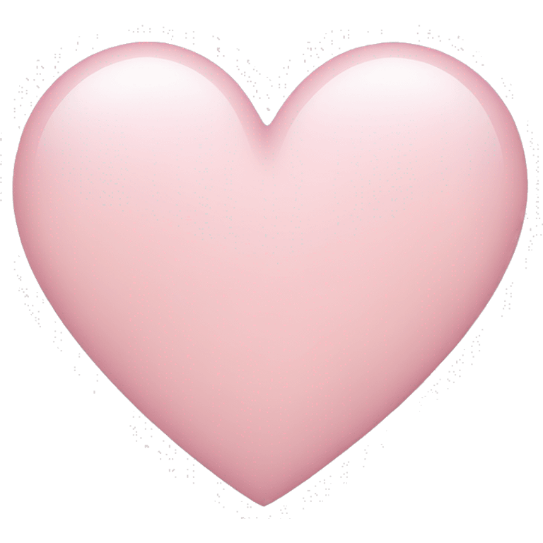 Light pink heart  emoji